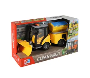 Rappa Reinigungsfahrzeug Winterdienst mit Sound und Licht / Auto / Frontpflug / Schwungrad / 27 cm