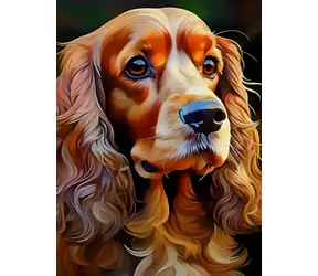 Norimpex Diamantmalerei Cocker Spaniel / 30x40 cm