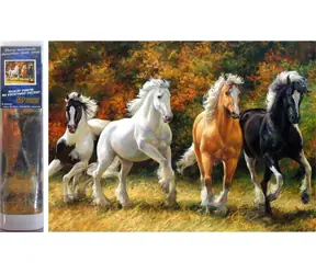 Norimpex Diamantmalerei Galoppierende Pferde / 30x40 cm
