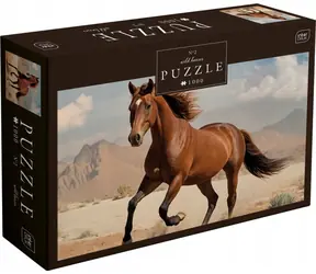 INTERDRUK Puzzle Wildpferde 2: Braunes Wildpferd / 1000 Teile