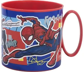 STOR Plastikbecher 390 ml Spiderman / Kinderbecher / Mikrowellengeeignet