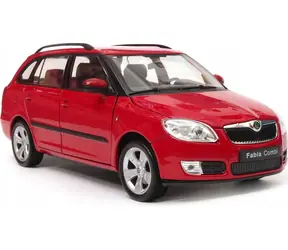 Welly Auto Škoda Fabia Combi II (2009) rot / Automodell / 1:24 / ab 8 Jahren
