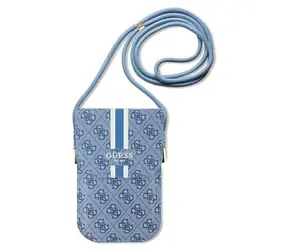 Guess GUOWBP4RPSB 4G Stripes blau / Handytasche