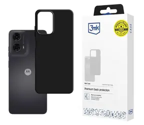 3mk Matt Case schwarz / Rückseite / für Motorola Moto G24