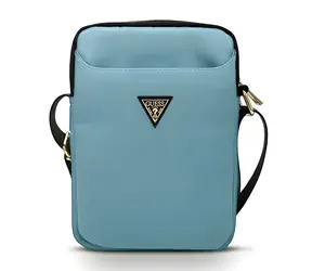 Guess Nylon Triangle Logo 10" blau / Tablettasche