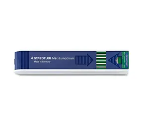 Staedtler Mars Lumochrom 204 grün / Mikro-Bleistiftmine / 2 mm / 12 Stück