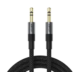 Acefast J10 schwarz / Audiokabel / 3,5-mm-Klinkenstecker (M) - 3,5-mm-Klinkenstecker (M) / 1 m