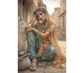 Norimpex Diamantmalerei Arabische Frau / 30x40 cm
