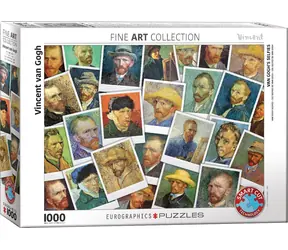 EUROGRAPHICS Puzzle Van Gogh Selbstporträts / 1000 Teile / 67,63 x 48,89 cm