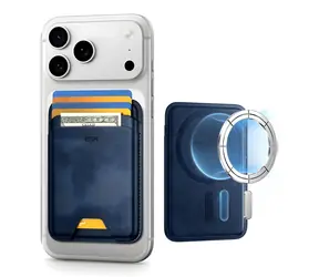 ESR Classic RFID-Geldbörse, dunkelblau / Kartenetui / MagSafe-Magnetverschluss