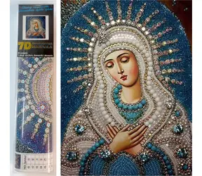 Norimpex Diamantmalerei 7D Mutter Gottes / 30x40 cm