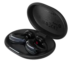 Acefast FA006 ACEGLIP Pro schwarz / Kabellose In-Ear-Kopfhörer / OWS