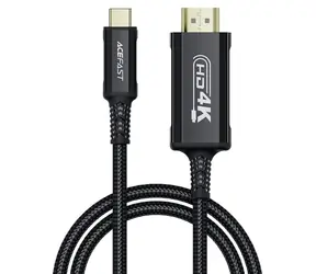 Acefast C1 schwarz / Videokabel / USB-C auf HDMI / 4K 60Hz HDR / 1,8 m