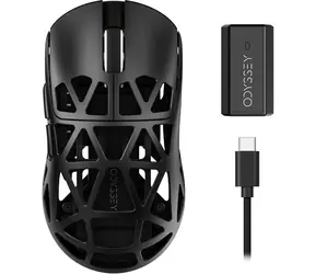 YENKEE YMS 30 ODYSSEY WL / Kabellose optische Gaming-Maus / 60000 DPI / 47 g / 7 Tasten / Bluetooth, 2,4 GHz, USB-C