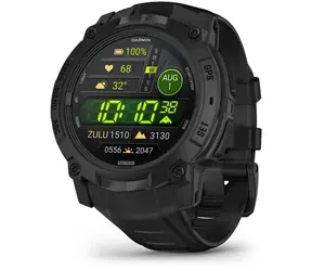 Garmin Instinct 3 AMOLED 50mm Tactical Edition Schwarz / Smartwatch / GPS / Bluetooth / 10 ATM
