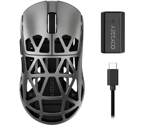 YENKEE YMS 31 ODYSSEY WL / Kabellose optische Gaming-Maus / 60000 DPI / 47 g / 7 Tasten / Bluetooth, 2,4 GHz, USB-C