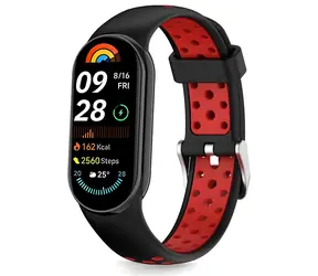 Tech-Protect IconBand Air schwarz-rot / Armband für XIAOMI SMART Band 8/9/10/NFC