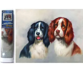Norimpex Diamantmalerei „Fellpaar“ / 30 x 40 cm
