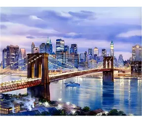 Norimpex Diamantmalerei New York: Brooklyn Bridge / 30x40 cm