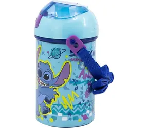STOR Trinkflasche mit Tragegurt, 450 ml / Trinkflasche / Tragegurt / BPA-frei
