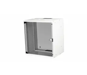 Equip ECO 540x400mm hellgrau / Wandschrank / 19" / 12HE / Glastür