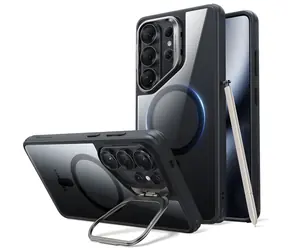 ESR Classic Hybrid Kickstand transparent/schwarz / Hülle / Samsung Galaxy S26 Ultra / MagSafe / Ständer