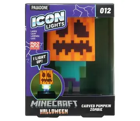 Paladone Icon Light Minecraft Zombie-Skelett / Tischlampe / LED-Figur