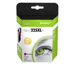 TB TBB-LC225XLM Magenta / Tintenpatrone / kompatibel mit Brother LC225XL / 13 ml / 1200 Seiten