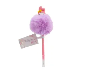 BLUESKY Sanrio My Melody Pompon-Kugelschreiber / Kugelschreiber / Pomponball / 3D-Figur