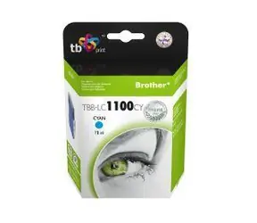 TB kompatibilní inkoustová kazeta LC1100C azurová