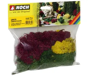 NOCH Dekoratives Herbstmoos / 75 g / Skala H0 / TT/N/G / ab 14 Jahren
