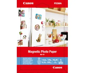 Canon MG-101 / Fotopapier / Magnetisch / 10 x 15 cm / 5 Blatt / Glänzend