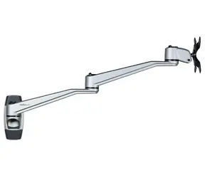 StarTech Monitor-Wandhalterung mit langem Arm, silber / Monitorhalterung / VESA 100x100 mm / bis zu 30 Zoll / Tragkraft 14 kg