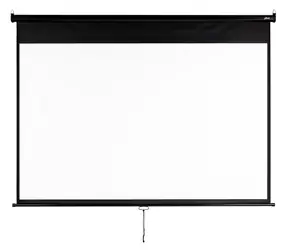 AVELI Wandprojektionsleinwand 92" 200x125 cm / Leinwand / 16:10 / manuell aufrollbar / schwarze Röhre