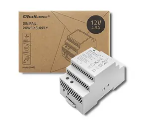 Qoltec DIN-Schienen-Netzteil 24V 60W grau / Netzteil / DIN-Schiene / 2,5 A