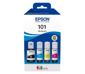 Epson 101 EcoTank / Tintenflaschen / Multipack 4X 127 ml / CMYK