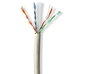 Nedis CAT6 grau / Netzwerkkabel / U/UTP / SOLID / 305 m / LSZH