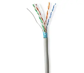 Nedis CAT6 Netzwerkkabelrolle Grau / Netzwerkkabel / F/UTP / SOLID CCA / 305 m / PVC