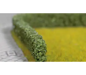 NOCH Hecke dunkelgrün / Modellgrün / 2 Stück / Länge 100 cm / H0, TT, N