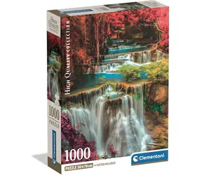 Clementoni Puzzle Bunte thailändische Wasserfälle / 1000 Teile / ab 14 Jahren