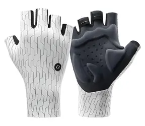 Rockbros Fahrradhandschuhe schwarz-weiß / Handschuhe / Größe L