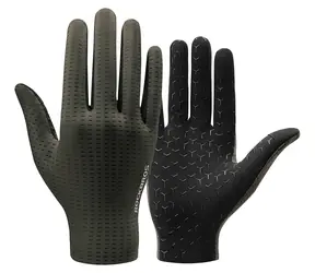 Rockbros Vollfinger-Radhandschuhe Grün / Größe XL / Atmungsaktiv
