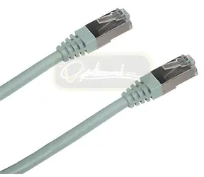 Optix FTP-Patchkabel, grau / Netzwerkkabel / Cat 5e / 0,5 m