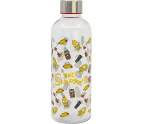 STOR Simpsons Trinkflasche 850 ml / Kunststoff / Metallschraubverschluss / BPA- und phthalatfrei