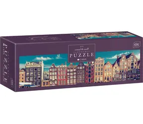 INTERDRUK Panorama-Puzzle Amsterdam / 1000 Teile / 96 × 32 cm