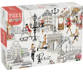 YAZZ Puzzle Paris / 1000 Teile / 68 x 48 cm