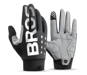 Rockbros Isolierte Fahrradhandschuhe Schwarz-Grau / Größe XL / Lange Finger