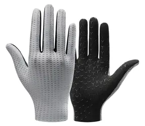 Rockbros Fahrradhandschuhe, Vollfinger, grau, XL / Handschuhe / Atmungsaktiv