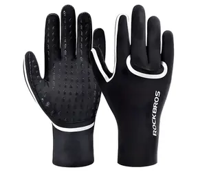 ROCKBROS Wasserdichte Fahrradhandschuhe Schwarz, L/XL / Handschuhe / Radfahren