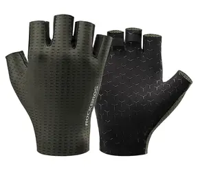 Rockbros Fahrradhandschuhe, grün, Größe XL / Handschuhe / Kurze Finger / Atmungsaktiv